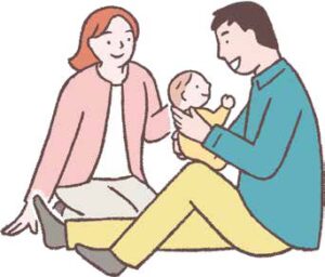 子供を抱える夫婦