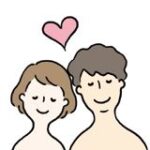 寄り添う夫婦