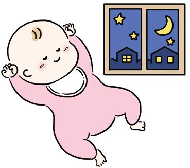 寝ている赤ちゃん